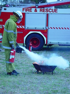 Brazier firefighter fireman