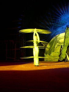 Artist circus show