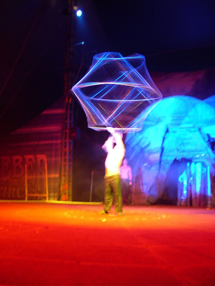Artist circus show
