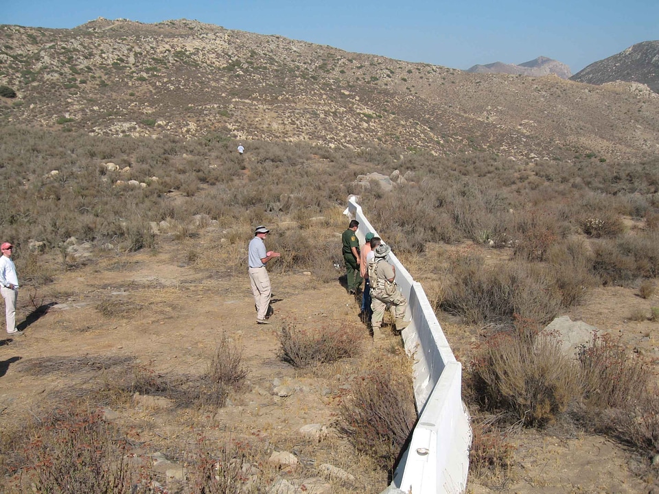 Area beyond border