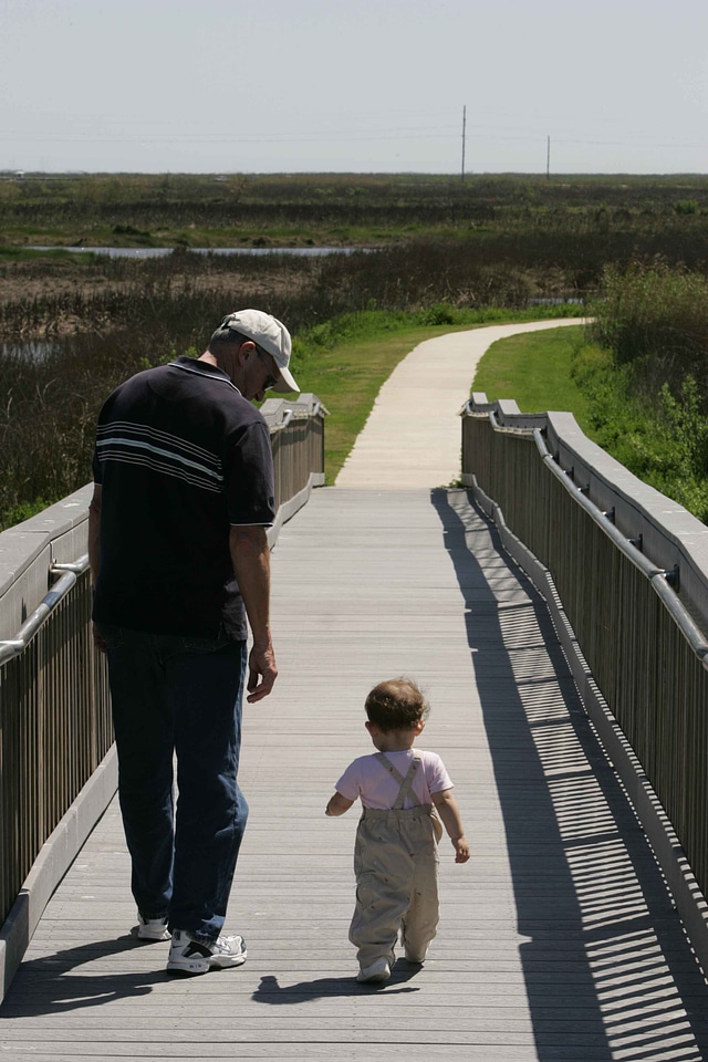 Boardwalk going husband