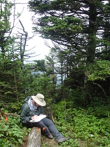 Forest hat husband photo