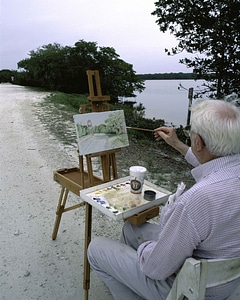 Color nature painting
