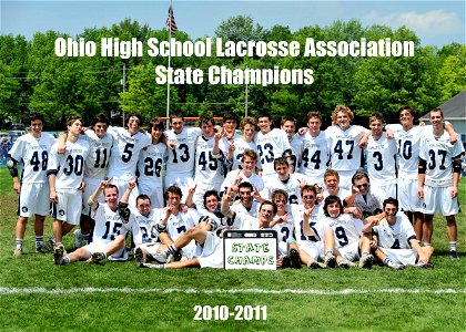 OHSLA State Champions State Champ Sign photo