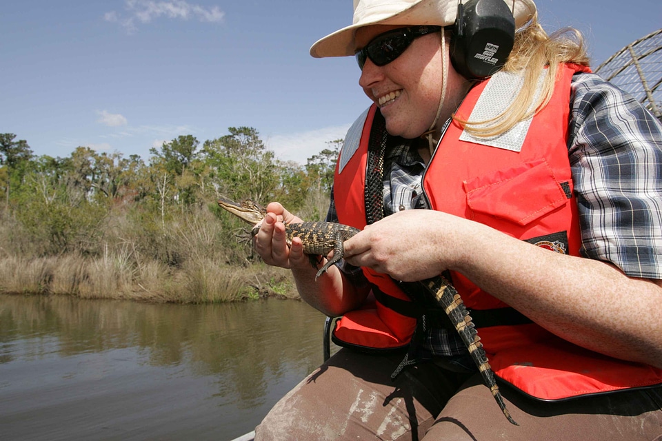 Alligator baby boot