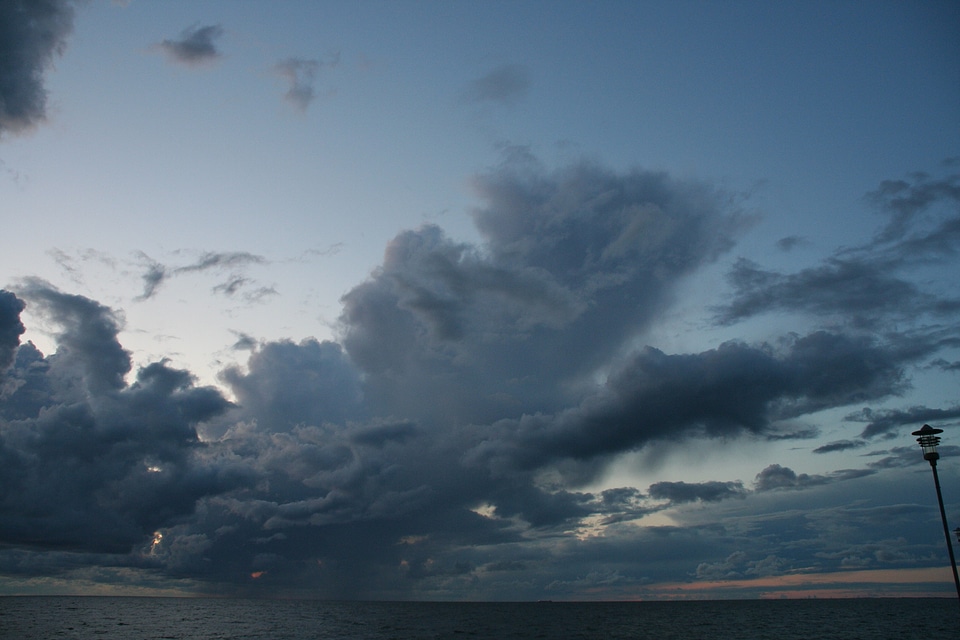 Sky blue baltic sea