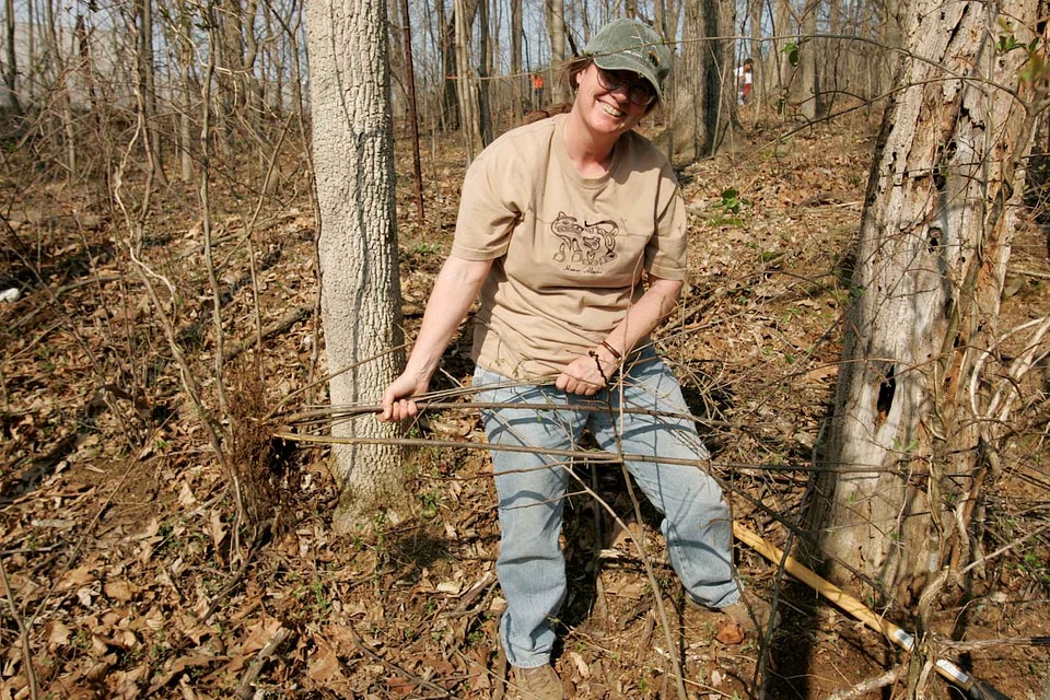 Female forest plant