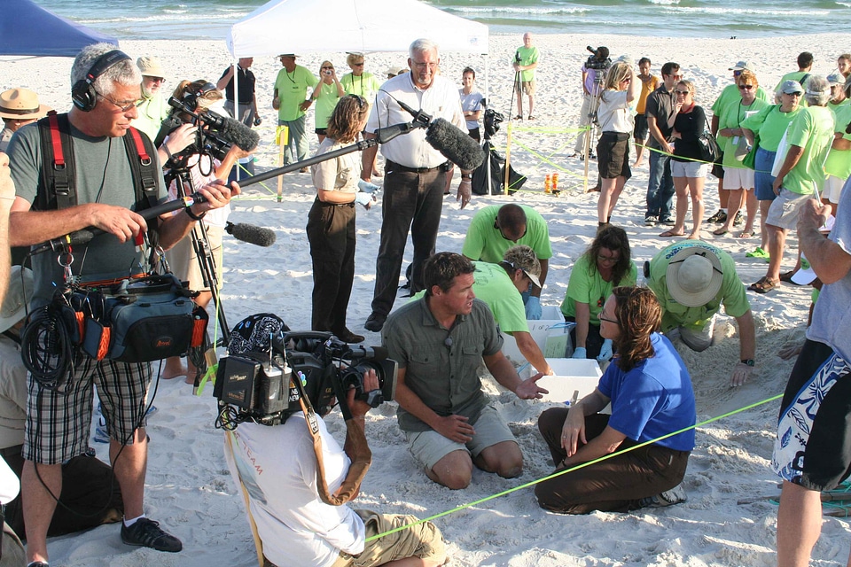 Crew documentary shoot