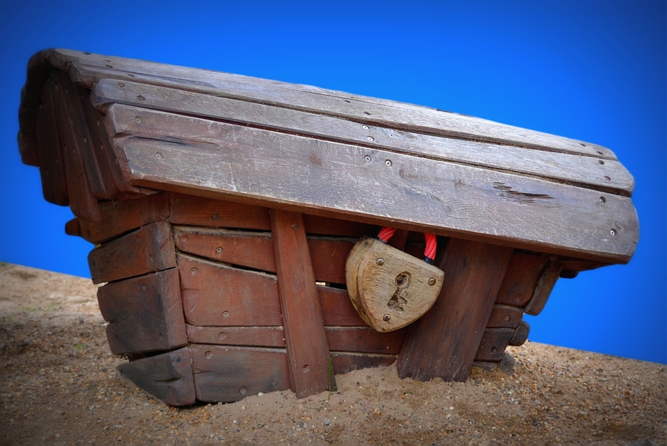 Sand my love wooden box