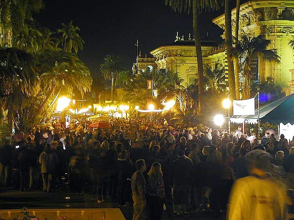 Balboa lights palm