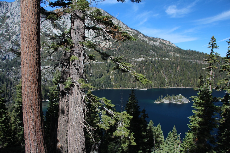 Water lake island