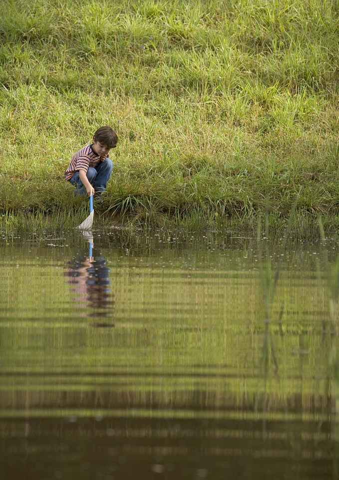 Aquatic baby catching
