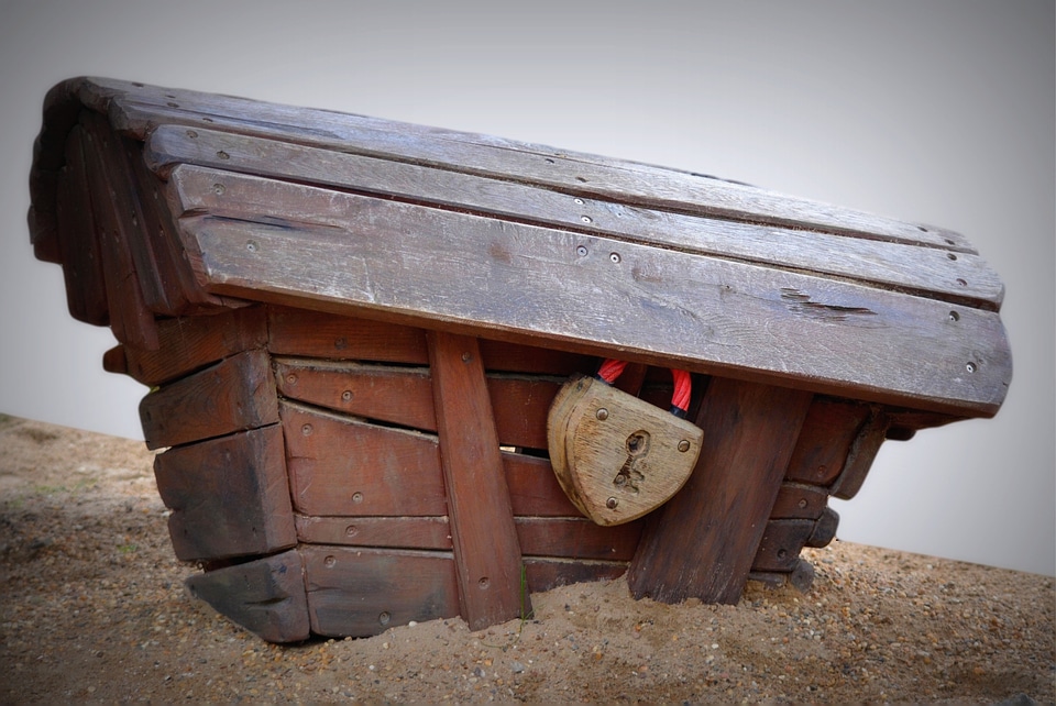 Sand my love wooden box