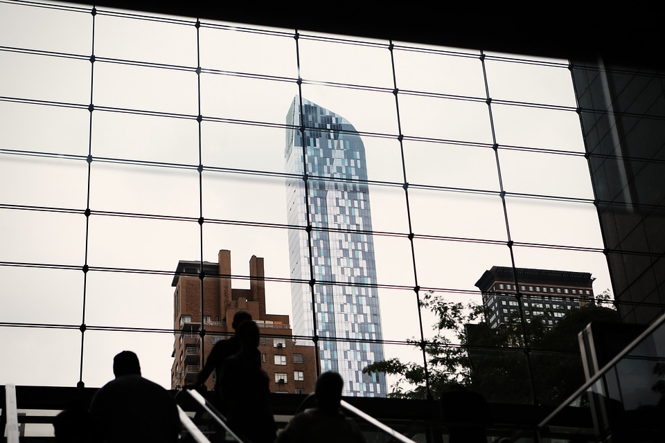 City town escalators photo