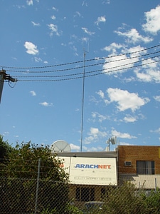 Dishes microwave satellite
