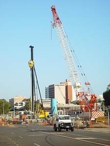 Building crane drill