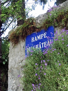 Flowers road shield