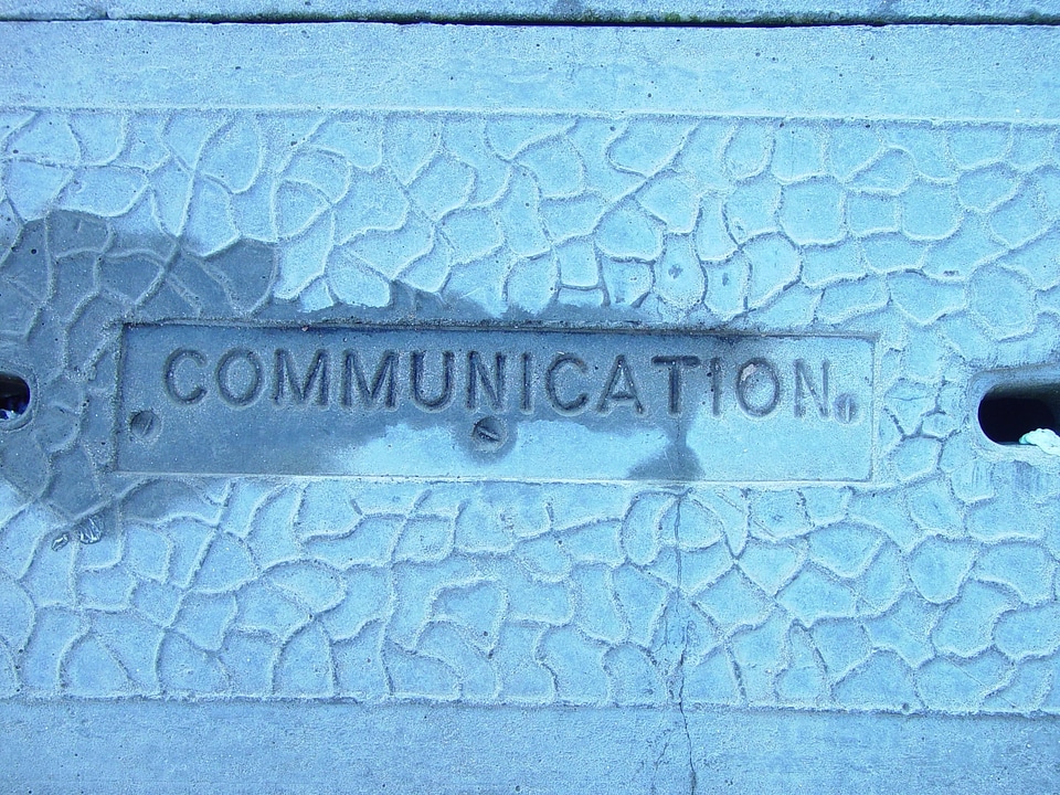 Blue communication cover