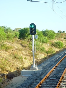 Greenery railway shield