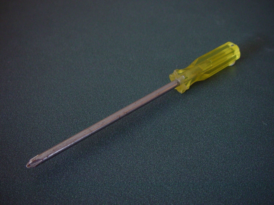 Cross desk screwdriver
