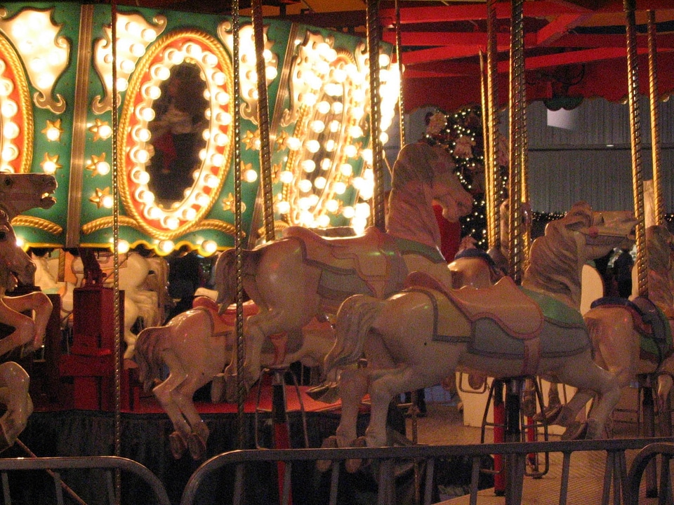Carousel festival trees