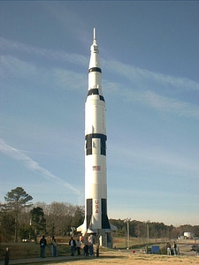 Center missile outer space