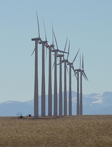 Farm wind wind farm photo