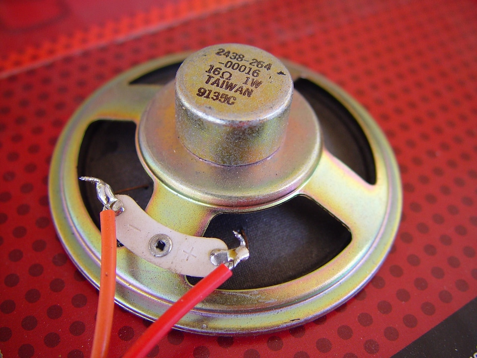 Beautiful Photo little loudspeaker