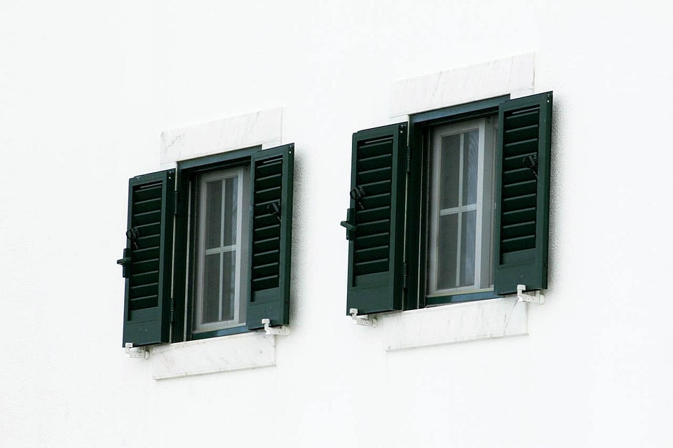 Wall white window