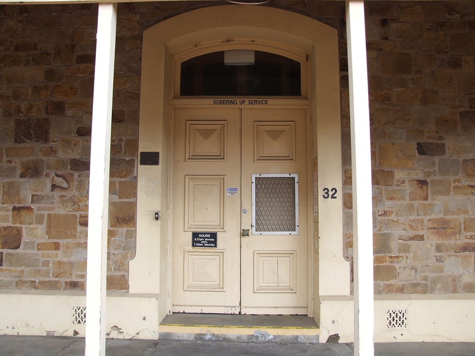 Doorway massive wooden