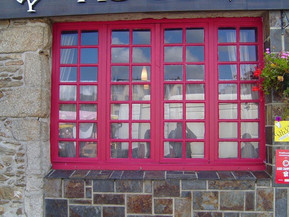Ancient old fashioned window