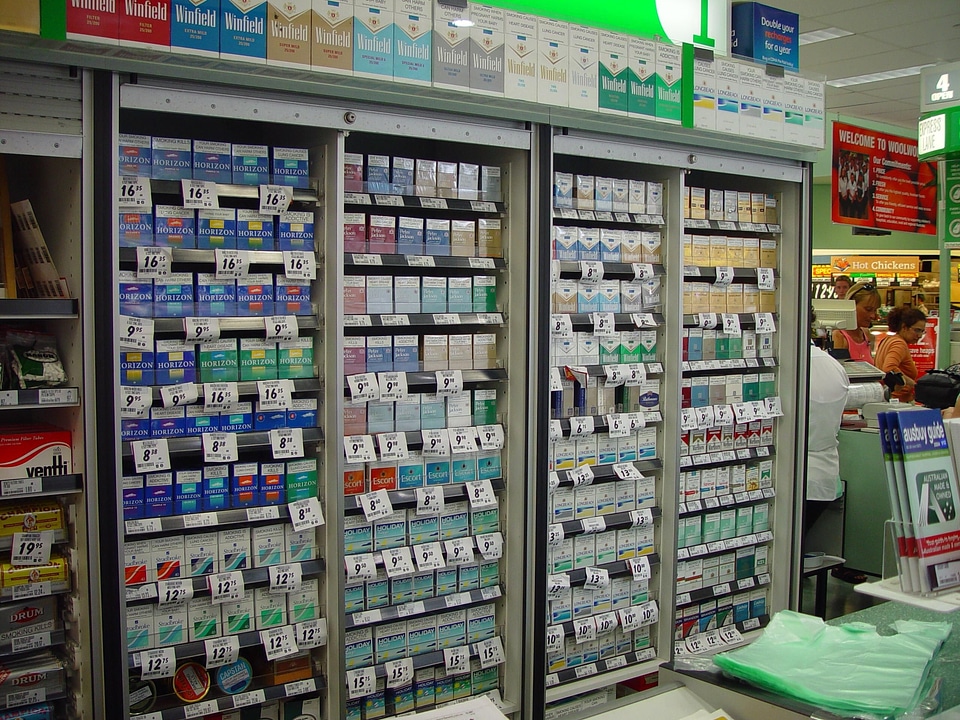 Cigarette counter photo