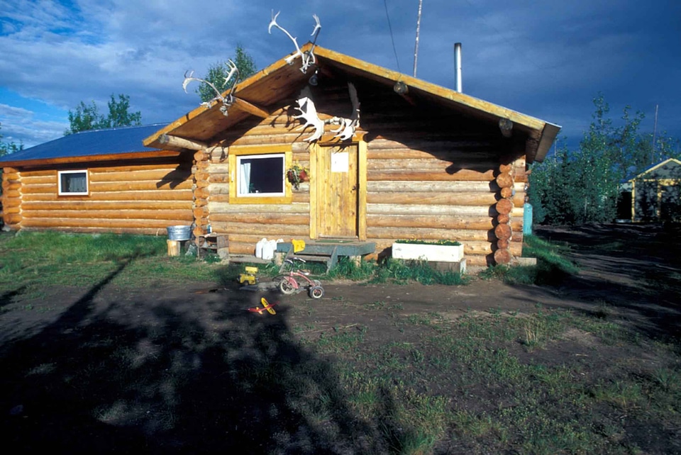 At Home cabin timber