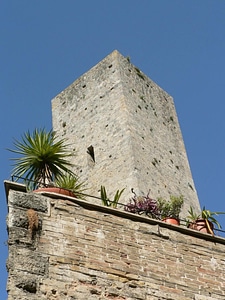City stone tower