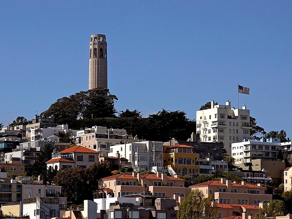 Hill telegraph tower