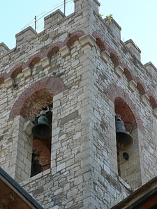 Bell bell tower close-up photo
