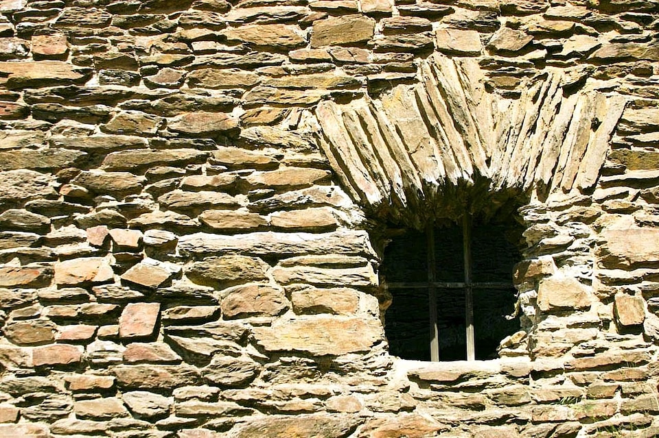Ancient castle window