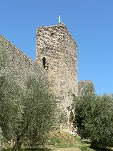 Castle tower wall photo