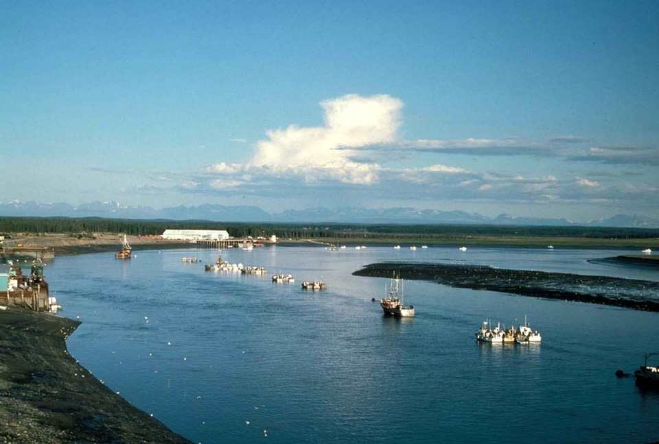 Boats fishery river