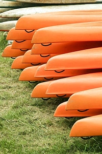 Boats kayaking 