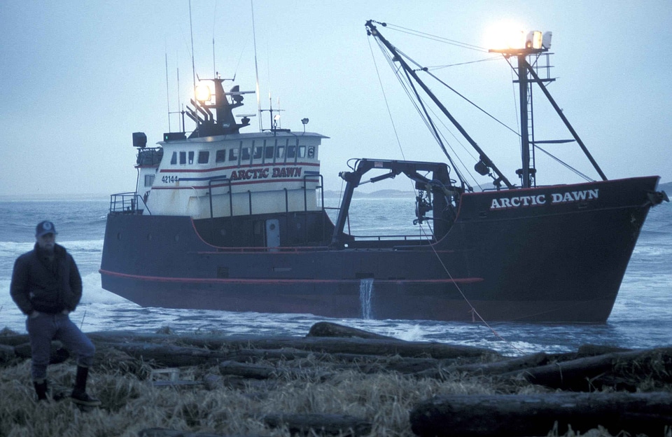 Arctic dawn island