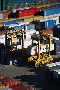 Container harbor photo