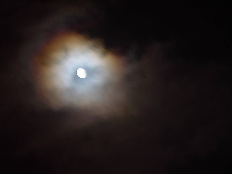Clouds moon 