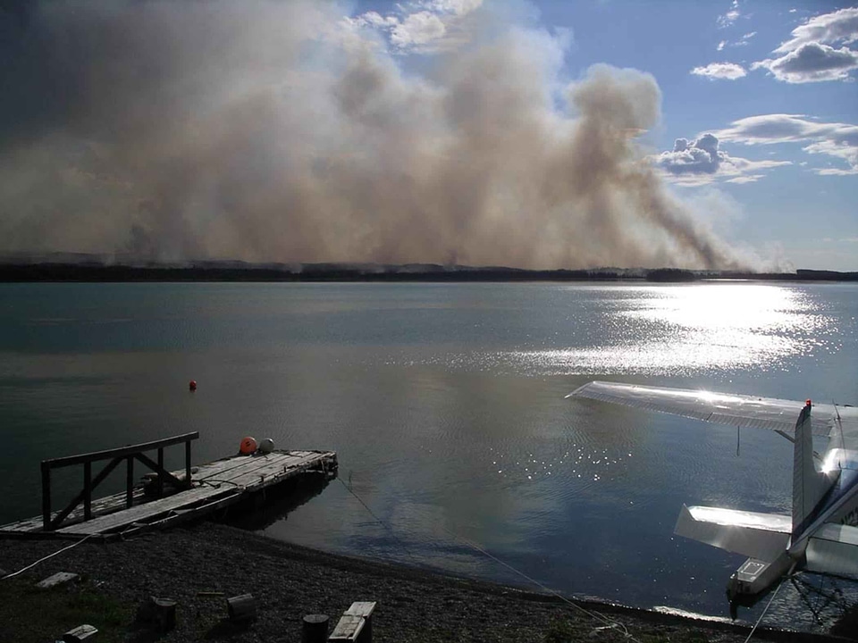 Burning distance fire