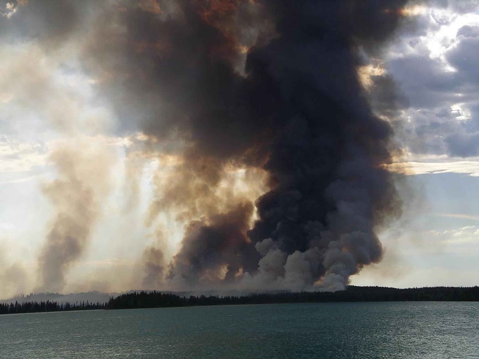 Column lake smoke