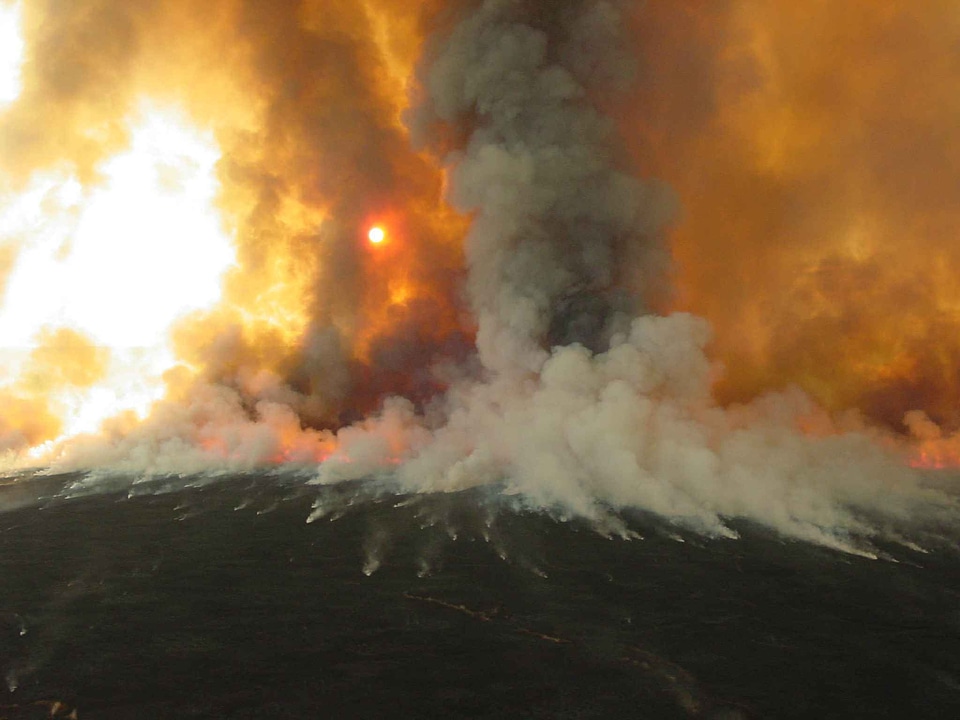Burn smoke 