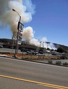 Commercial development fire