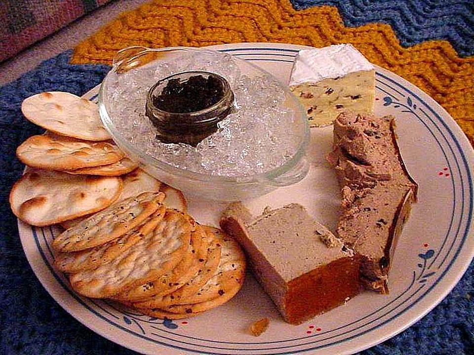 Caviar duck duck pate