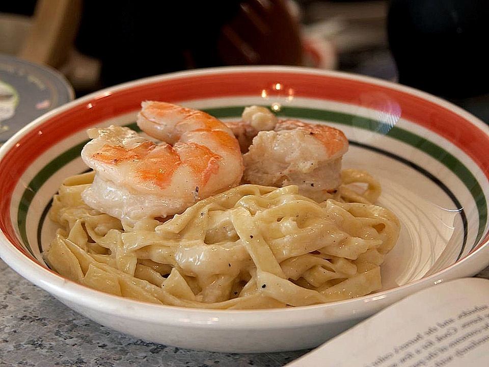 Cheese prawn three