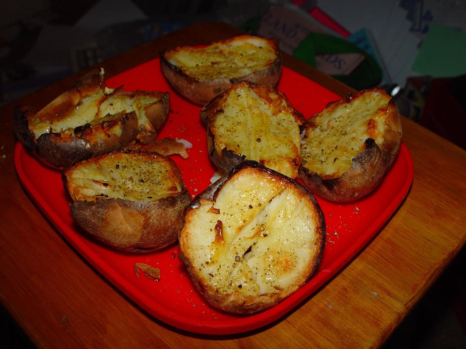 Plastic potatoes red